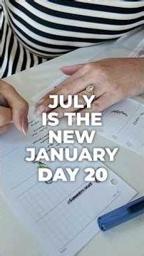 How I plan my week! Weekly planning routine! July is the new January day 20! #weeklyplanning