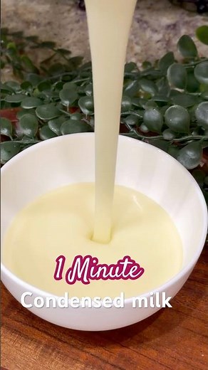 1 Minute Condensed Milk – No Cooking Needed! #CondensedMilk #QuickRecipe #1MinuteRecipe #NoCook