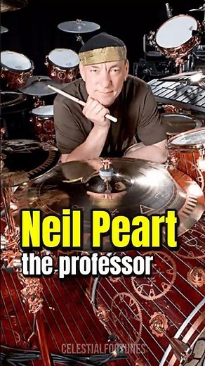 Neil Peart's Rotating Drum Kit No Other Drummer Had #70smusic #drums #shorts