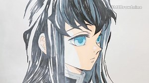 How to Draw Muichiro Tokito from Demon Slayer Kimetsu no Yaiba draw anime Tokitou Muichirou | mcpainted