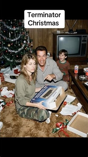 Terminator Christmas #terminator #christmas #arnold #viral #fyp