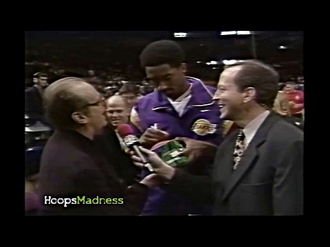 Jack Nicholson Asks 19 Years Old Kobe Bryant for his Autograph! Kobe Like ''Yes I Made It''!!