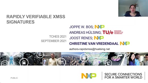 [CHES 2021] - Rapidly Verifiable XMSS Signatures