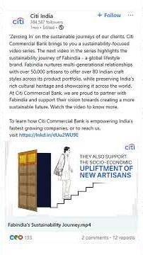 New Work | Citi India x Fabindia