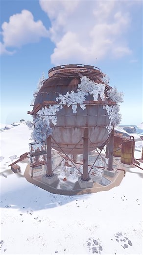 ZERO fall damage strategy for Dome in #rust #gaming #rustgame