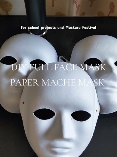 DIY Full Face Paper Mâché Mask for Cosplay
