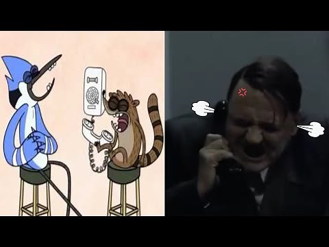 Mordecai and Rigby Prank Calls Hitler