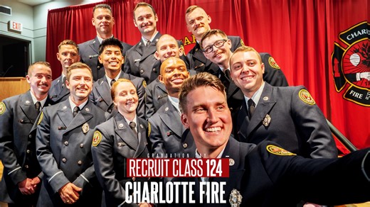 Congratulations to our newest Charlotte Fire firefighters! The graduation ceremonies are filled with plenty of joy, so watch the video to see some amazing moments. We're hiring for our firefighter recruit program. APPLY TODAY. You don't need any experience, and you'll be paid during training. If you're ready for an exciting new career, APPLY TODAY. Our application process ends on April 10 at noon, so don't wait another minute. Click this link to fill out an application https://bit.ly/3vqNcLJ or 