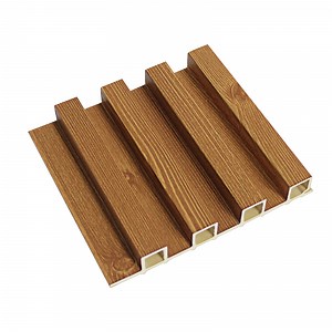 [Hot Item] 168*24mm Interior Decoration Wood Composite Cladding WPC Wall Panel 3D Fluted Wall Panel