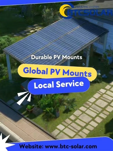 Looking for tough solar mounting systems? 👀BTC SOLAR has your back! We’re a top PV mounting manufacturer with durable solutions for every solar project. Check us out: www.btc-solar.com #SolarTech #PVmounting #GreenEnergy #SolarLife #BTCSOLAR