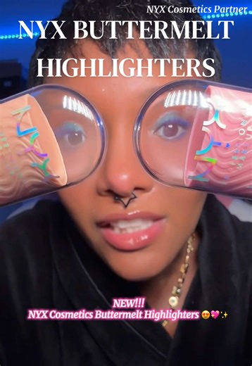 These are new highlighter sticks from @NYX Professional Makeup and they’re gorgeous 😍 that pink though?! #nyxcosmeticspartner #nyxcosmetics #buttermeltblush #buttermeltstix #tiktokshopholidayhaul