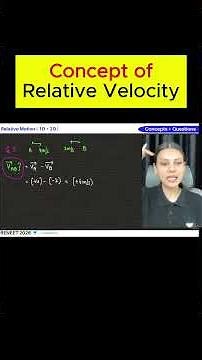 Concept of Relative Velocity
