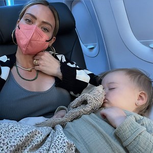 Hilary Duff "Embarrassed" After Plane Rides With Her "Naughtiest Baby"