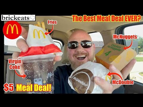 McDonald's $5 Meal Deal REVIEW- Is This the Best Meal Deal EVER? brickeats