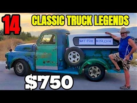 14 Antique Trucks with Legendary Design and Vintage Charm