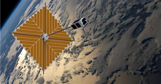 10-cm Japanese origami CubeSat unfolds to 25X its folded size