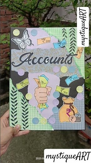 Accounts project file decoration idea #accountancy #accountsproject #projectfile #filedecoration