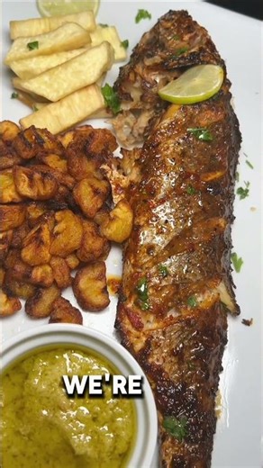 PERFECT GRILLED CROAKER FISH! 😋 (Crispy Skin & Juicy Flavor!) #grilledfish #grill