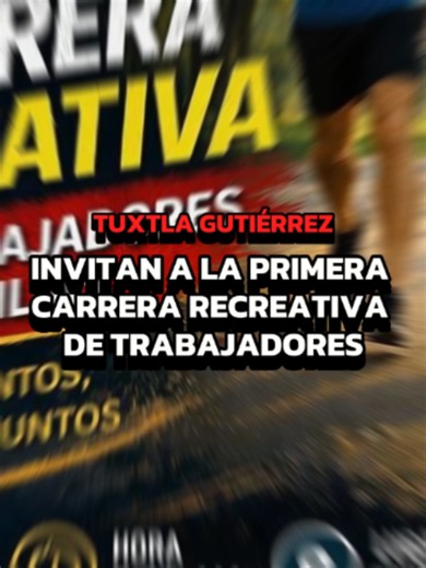 Se ha lanzado una invitación para que las familias acudan a una carrera que organiza la CTM en conjunto con el Indeporte, con la intención de fomentar la convivencia entre las personas. Aquí te contamos los detalles #TuDiarioVivir #CuartoPoderMx #Chiapas #México #NoticiaAlMomento