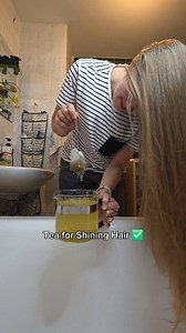 Tea for Shining Hair ✅ Wash your hair with soothing chamomile tea for natural shine and softness. #ShinyHair #ChamomileMagic #NaturalHairCare #HealthyHair #HairTea | Svit Anka