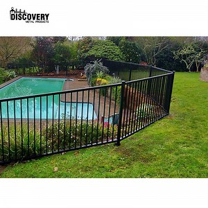 [Hot Item] 2.4m*1.2m Satin Black Aluminum Pool Fence Panels