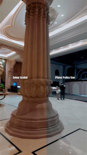 Luxury Hotel in Bangalore Shot on iPhone 17 Pro 🔥 4K 120FPS Apple Log Before vs CINEMATIC After