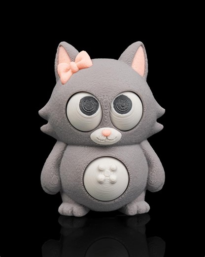 Cute Cat Keychain – Interactive Kitty Keyring, Kawaii Cat Charm, Fun Backpack Accessory, Gift for Cat Lovers - Etsy