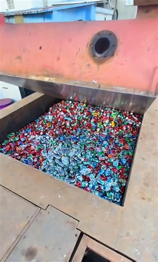 1.9K views · 26 reactions | The process of compressing recycled bottles… | Charity Bisteroso | Facebook