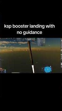 KSP booster landing