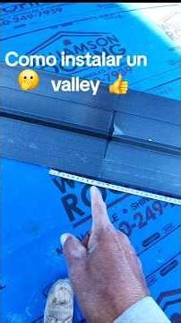 How to glue and cut a valley #metalroofing