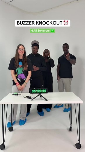 Buzzer Knockout – 4,75 Sekunden genau treffen