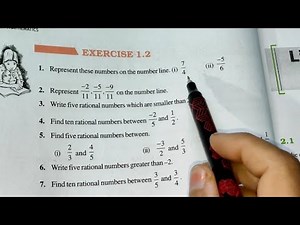 Rational Numbers Ex-1.2 Chapter- 1 || Class 8th Maths