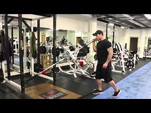 How to do: Barbell jammer press single arm | Olly Foster