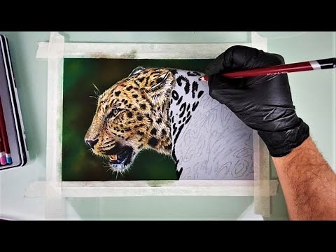 EASY Drawing a REALISTIC Leopard | How to Draw Fur with Pastel