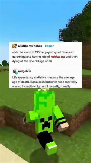 Life Expectancy Tumblr Post 😌#minecraft#parkour#carson