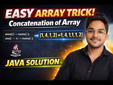 Concatenation of Array | Java Solution 🔥 | Easy NeetCode Explained (Hindi + English)