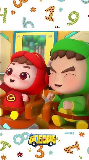 🚌GoGoBus Number Song | Sing 1-10 With GoGo! #shorts #kidssong #numbersong