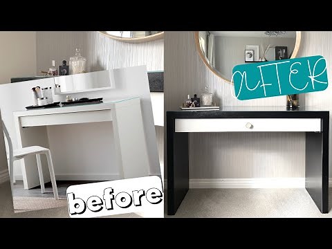 BUDGET FRIENDLY SOPHISTICATED UPCYCLE! | IKEA Dressing Table Makeover | Shade Shannon