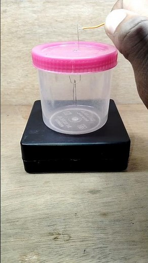 Homemade Electroscope Test with Lighter Spark!#experiment