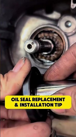 A Simple Oil Seal Replacement and Installation Tip