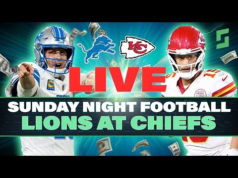 Lions vs Chiefs LIVE STREAM: Sunday Night Football Best Bets, Props, Parlays + Watchalong | NFL 2025