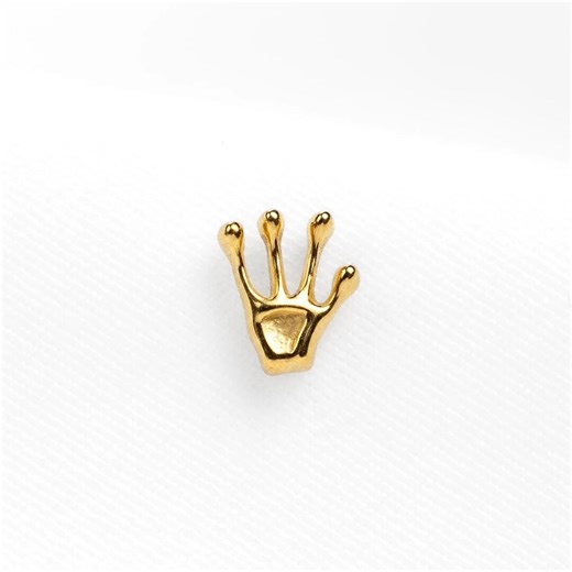 Alien Hand Stud, Threadless Flat Back Earring, Minimalist Style, C-SS1317 - Etsy