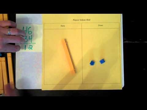 Subtraction (without regrouping) Using Base Ten Blocks