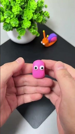 Come and try making cute little snails out of clay. Parent-child crafts. Clay crafts. Handmade d