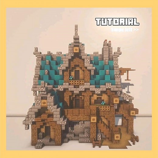 tutorial de como fazer uma casa medieval no Minecraft