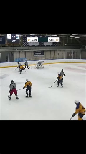 Bambi Scores a Stunning Goal in Ice Hockey Match