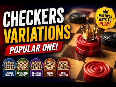 Top Checkers Variations | Popular Checkers Games | Checkers Variations