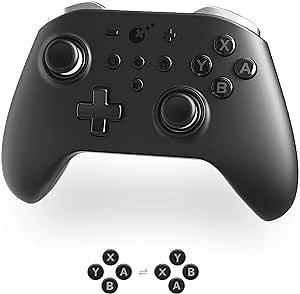 GuliKit Kingkong 2 Pro Controller for Nintendo Switch,Hall Effect Sensing Joystick,No Stick Drift No Deadzone,Compatible with Switch/PC/Windows/Android/iPhone,with Low Latency Wireless Adapter for PC