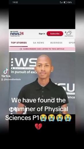 Physical Sciences Examiner November 2024 Update