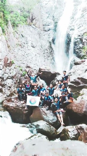 The Highest Waterfall in the Riau Islands 😱 Jelutung Waterfall